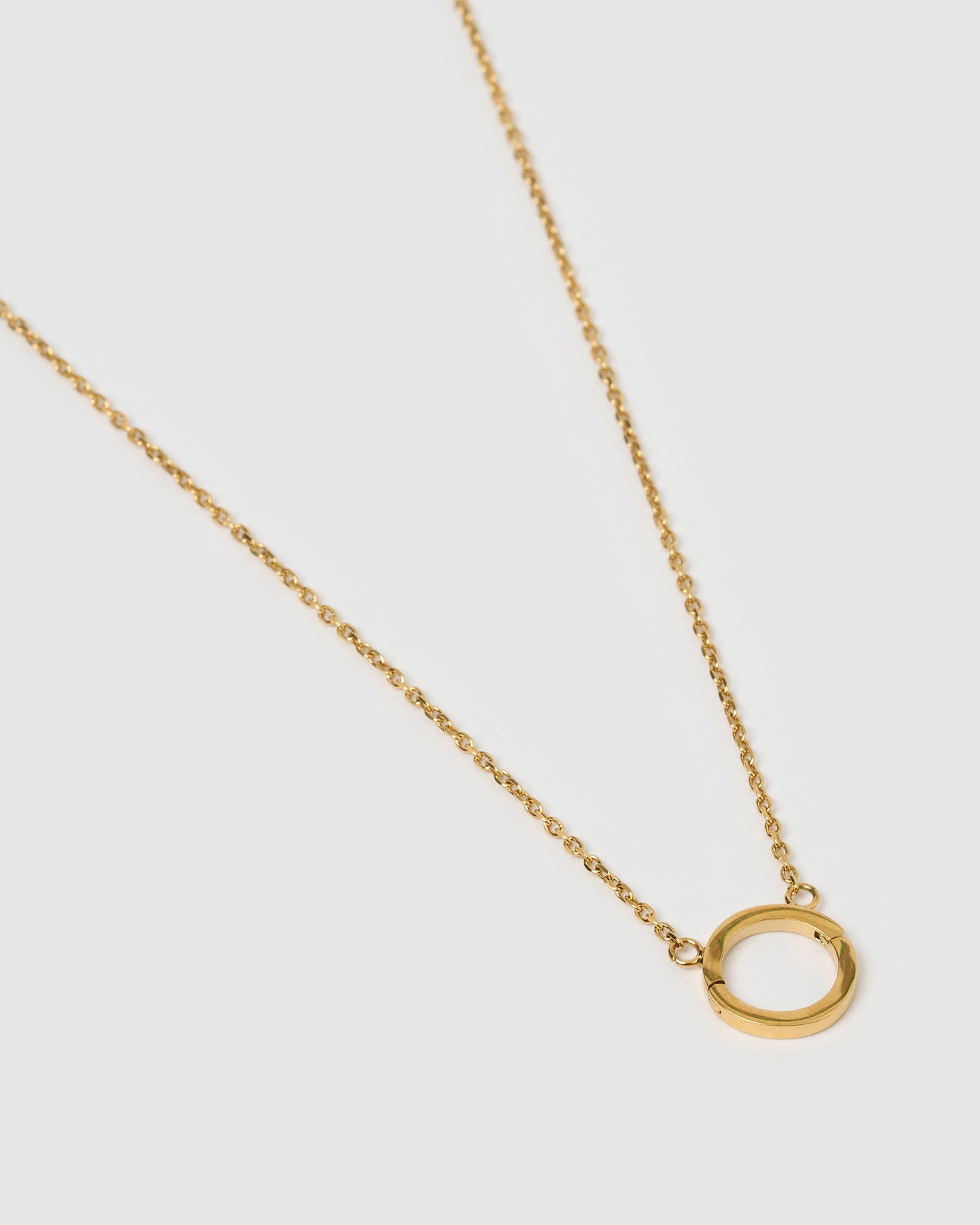 Colar Argola O - Ouro 18K | SILLENE