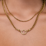 Colar Argola Rue - Ouro 18K | SILLENE
