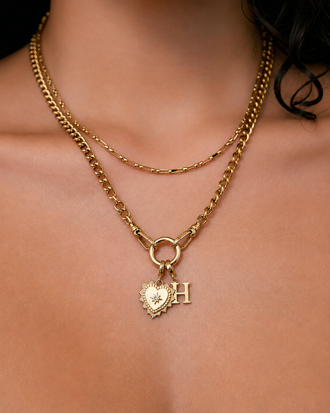 Colar Argola Rue - Ouro 18K | SILLENE
