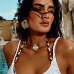 Colar Choker Seychelles - Prata - detalhe 02 | SILLENE