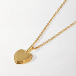Detalhe do Colar Coração - Ouro 18K | SILLENE