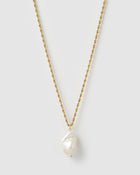 Colar Corda Pérola Abigail - Ouro 18K | SILLENE
