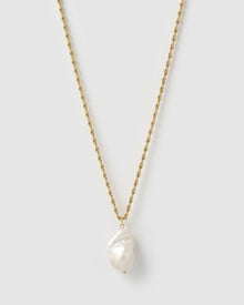Colar Corda Pérola Abigail - Ouro 18K | SILLENE