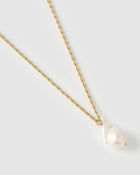 Colar Corda Pérola Abigail - Ouro 18K | SILLENE