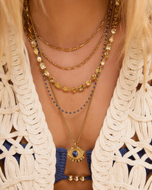 Colar Corrente Bolha Noa - Ouro 18K | SILLENE