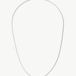 Colar Corrente Cobra Quadrada Média - Prata | SILLENE