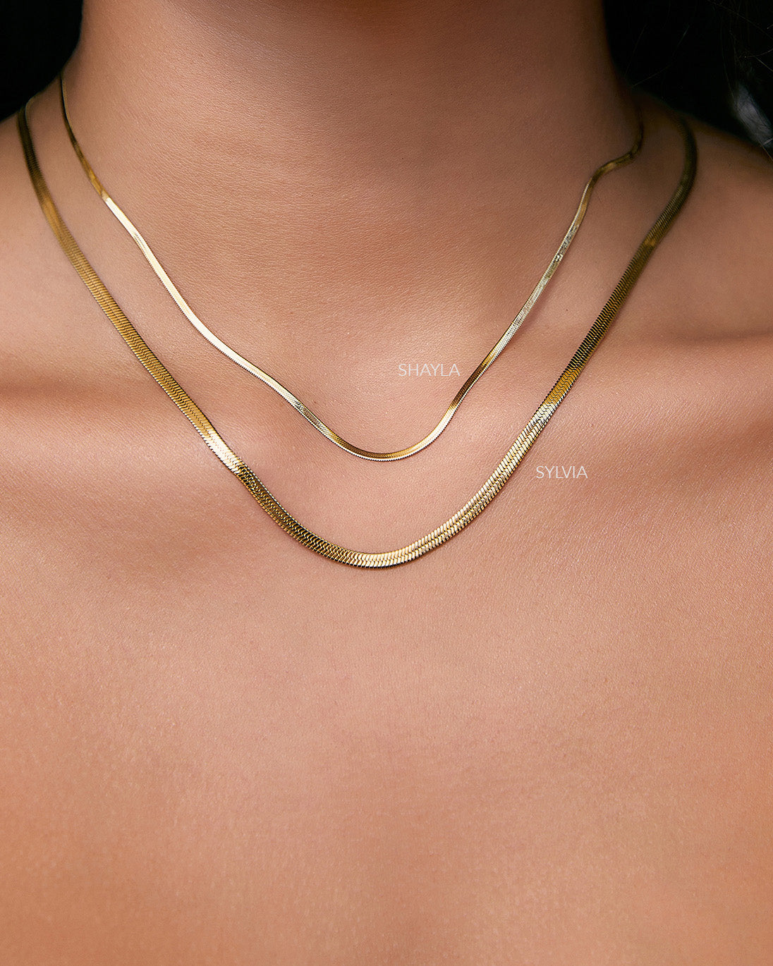 Colar Corrente Cobra Shayla - Ouro 18K | SILLENE