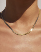 Colar Corrente Cobra Sylvia - Ouro 18K | SILLENE