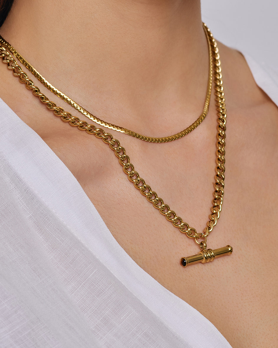 Colar Corrente Dominique - Ouro 18K | SILLENE