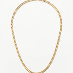 Colar Corrente Elos Achatados - Ouro 18K | SILLENE