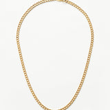 Colar Corrente Elos Achatados - Ouro 18K | SILLENE
