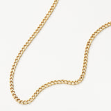 Colar Corrente Elos Achatados - Ouro 18K | SILLENE