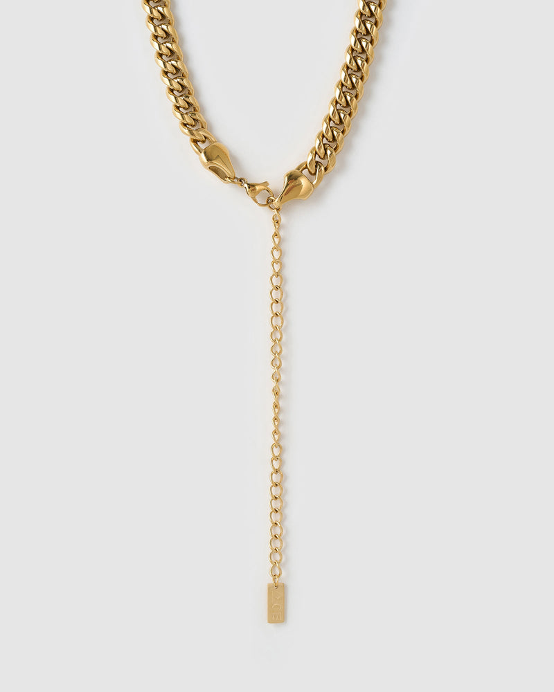 Colar Corrente Odette Olho de Tigre - Ouro 18K | SILLENE