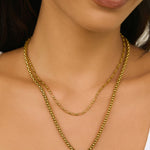 Colar Corrente Queenie - Ouro 18K | SILLENE