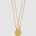 Colar Duo Amizade Together Forever - Ouro 18K | SILLENE