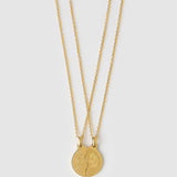 Colar Duo Amizade Together Forever - Ouro 18K | SILLENE