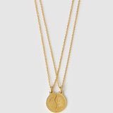 Colar Duo Casal Together Forever - Ouro 18K | SILLENE