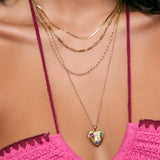 Colar Duplo Louie - Ouro 18K | SILLENE