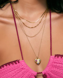 Colar Duplo Louie - Ouro 18K | SILLENE