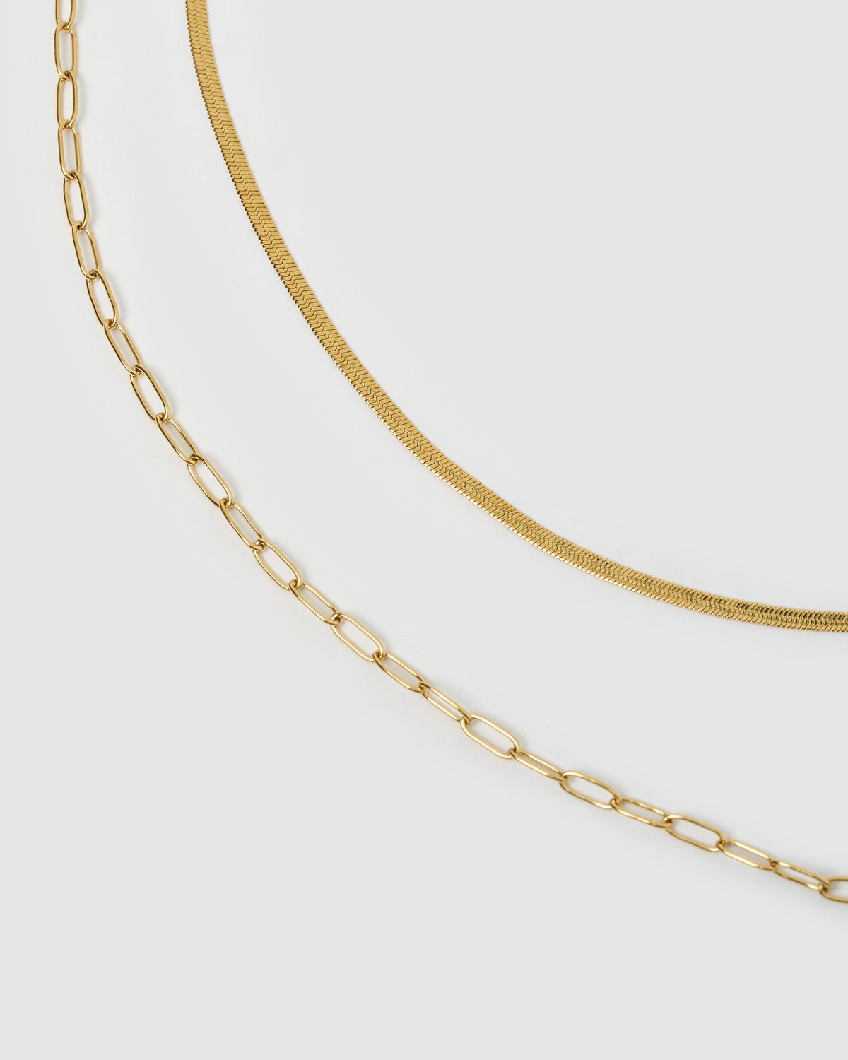Colar Duplo Louie - Ouro 18K | SILLENE