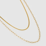 Colar Duplo Louie - Ouro 18K | SILLENE