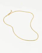 Colar Elos Retangulares - Ouro 18K | SILLENE