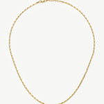 Colar Elos Retangulares - Ouro 18K | SILLENE