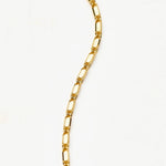 Colar Elos Retangulares - Ouro 18K | SILLENE - detalhe