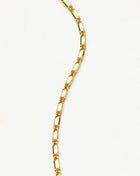 Colar Elos Retangulares - Ouro 18K | SILLENE - detalhe