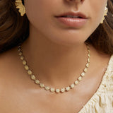 Colar Emilia - Ouro 18K | SILLENE - uso