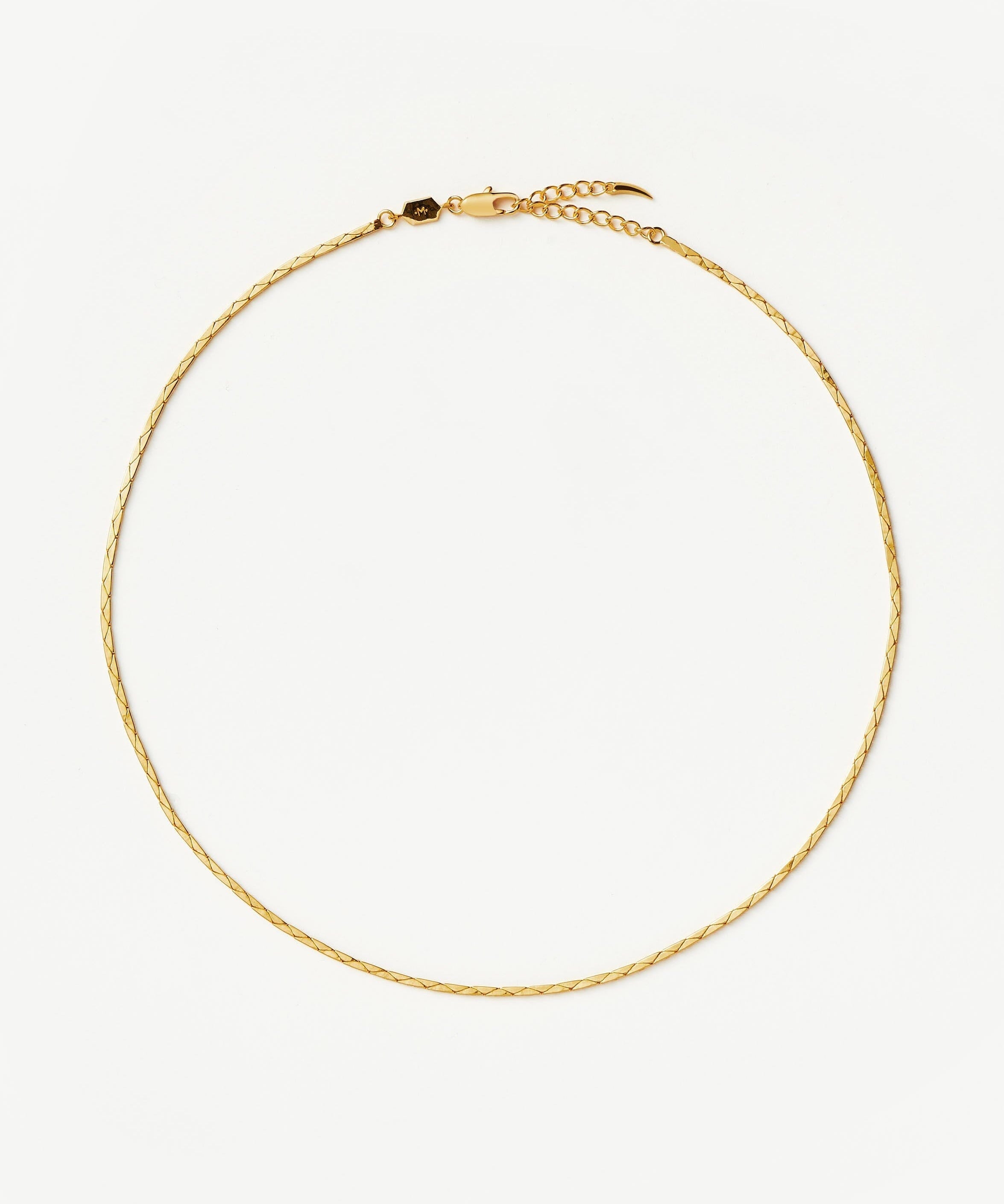 Colar Gargantilha Corrente Cobra - Ouro 18K | SILLENE