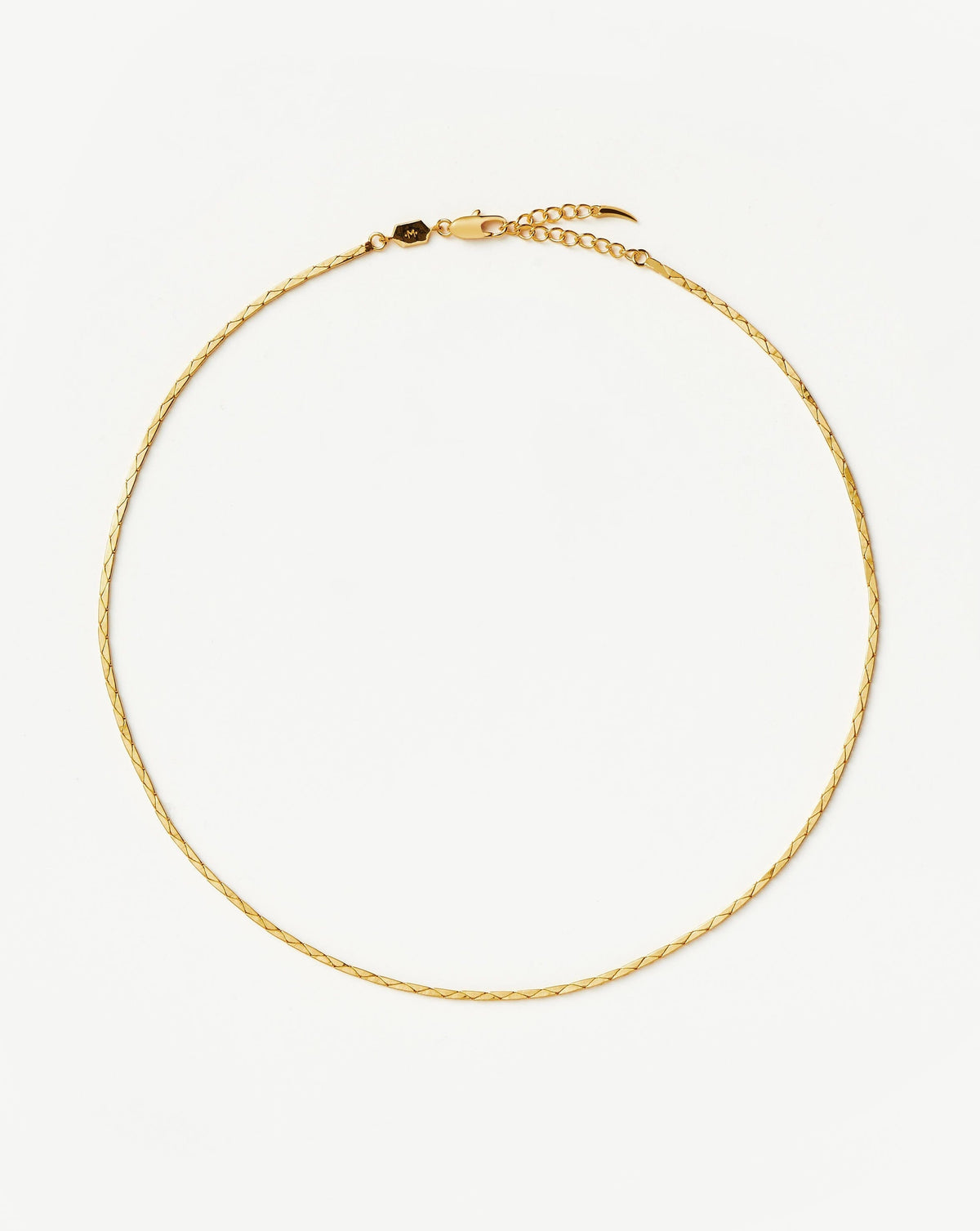 Colar Gargantilha Corrente Cobra - Ouro 18K | SILLENE