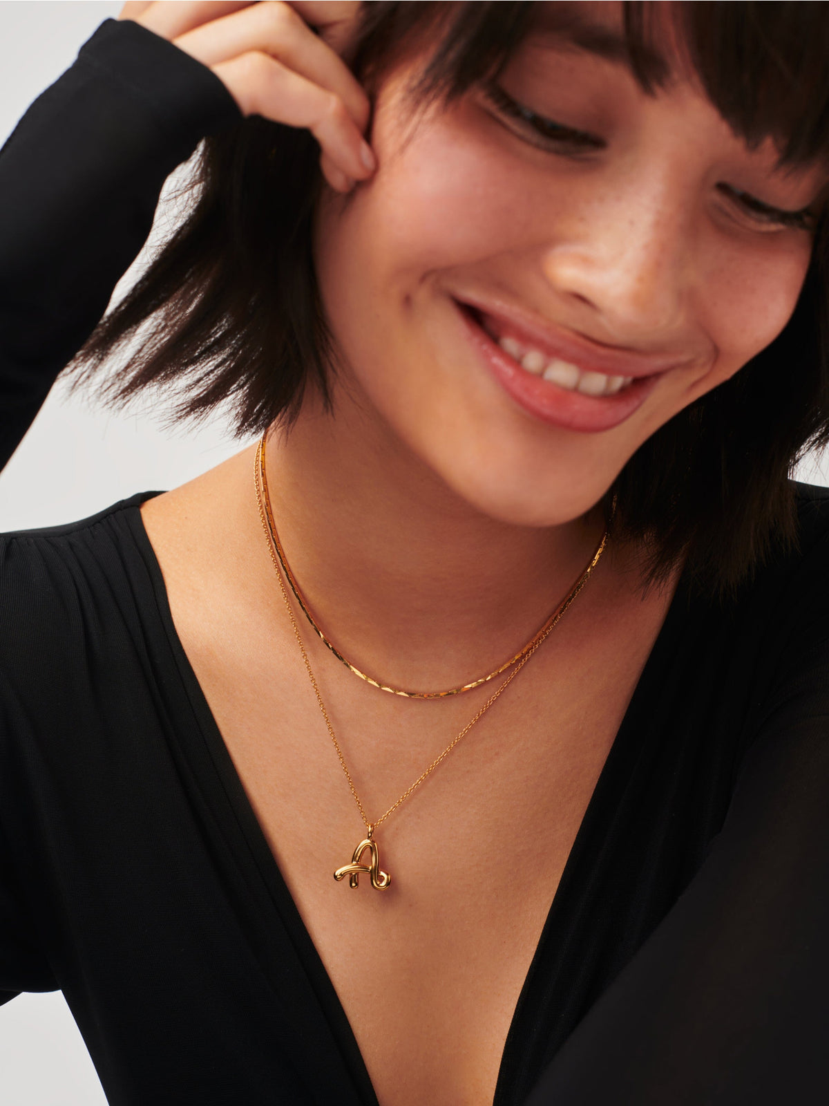 Colar Gargantilha Corrente Cobra - Ouro 18K | SILLENE - uso