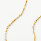 Colar Gargantilha Corrente Cobra - Ouro 18K | SILLENE - detalhe