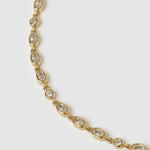 Colar Isadora Cristal - Ouro 18K | SILLENE