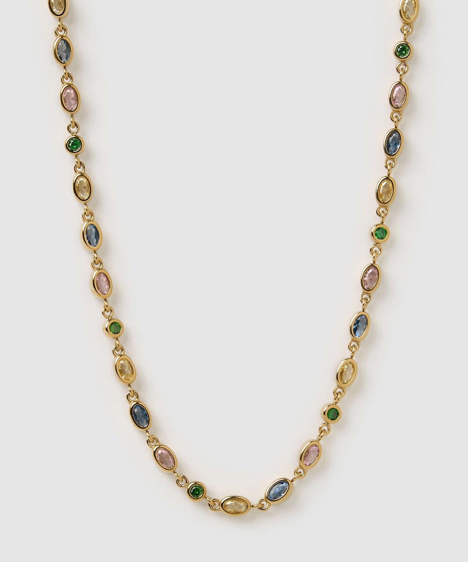 Colar Isadora Multicolor - Ouro 18K | SILLENE