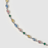 Colar Isadora Multicolor - Prata | SILLENE