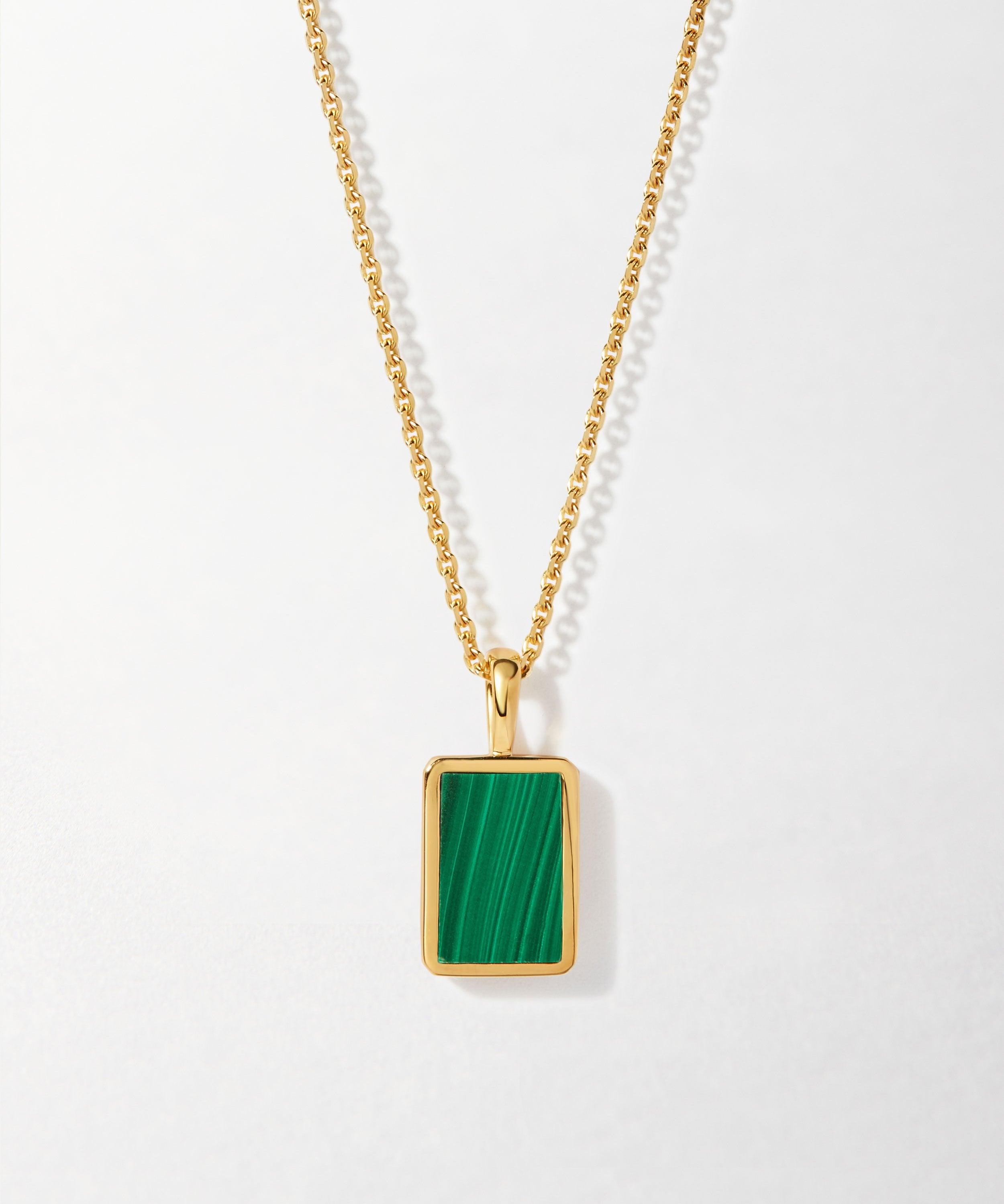 Colar Malaquita - Ouro 18K | SILLENE