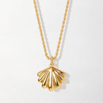 Colar Medalhão Concha Laguna - Ouro 18K | SILLENE