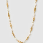 Colar Mimi Pérola e Ouro - Ouro 18K | SILLENE