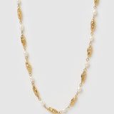 Colar Mimi Pérola e Ouro - Ouro 18K | SILLENE