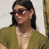 Colar Mimi Pérola e Ouro - Ouro 18K | SILLENE
