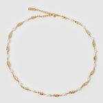 Colar Mimi Pérola e Ouro - Ouro 18K | SILLENE
