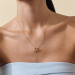 Colar Mini com Miçangas - Ouro 18K - referência 03 | SILLENE