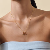 Colar Mini com Miçangas - Ouro 18K - referência 03 | SILLENE
