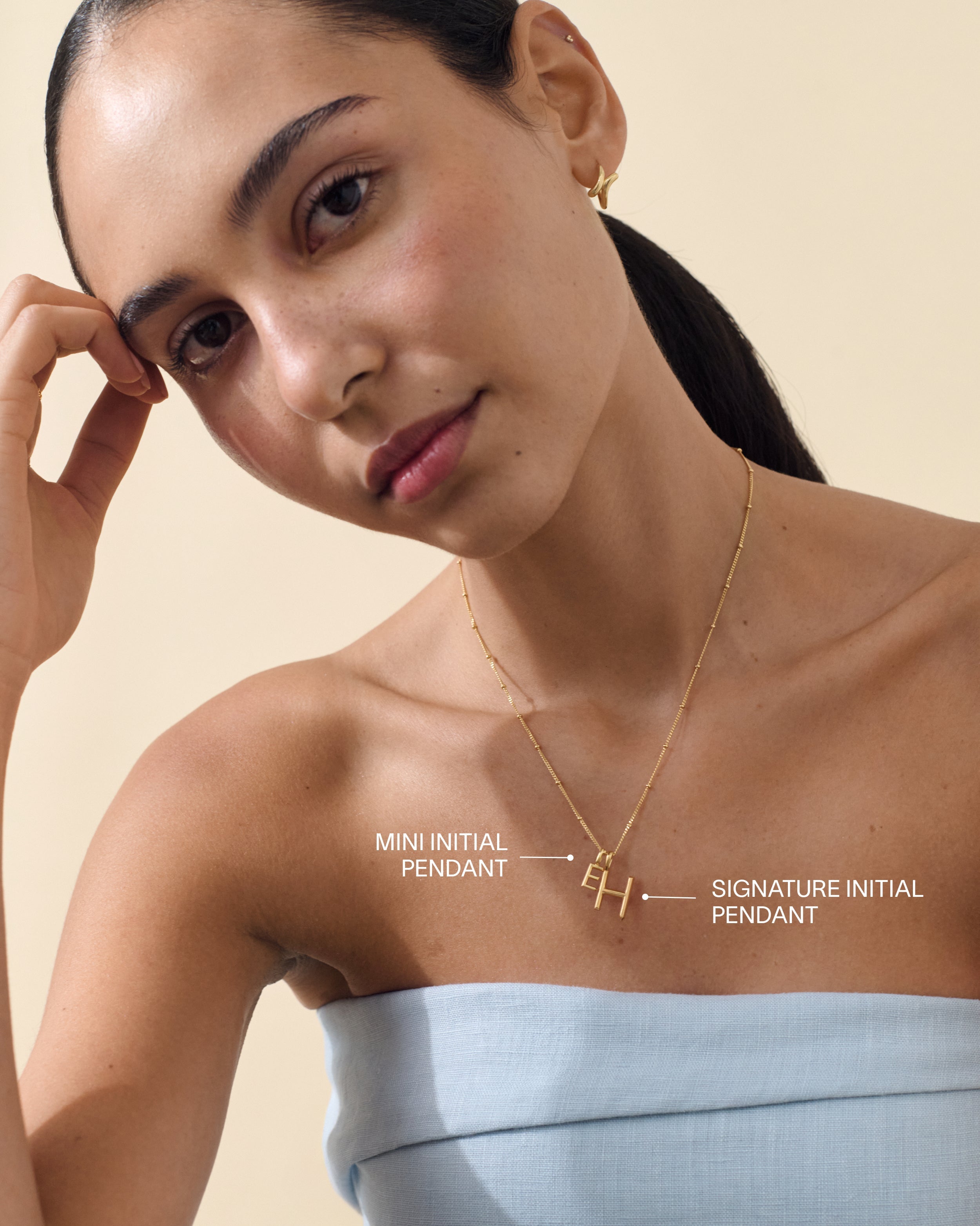 Colar Mini com Miçangas - Ouro 18K - referência 05 | SILLENE