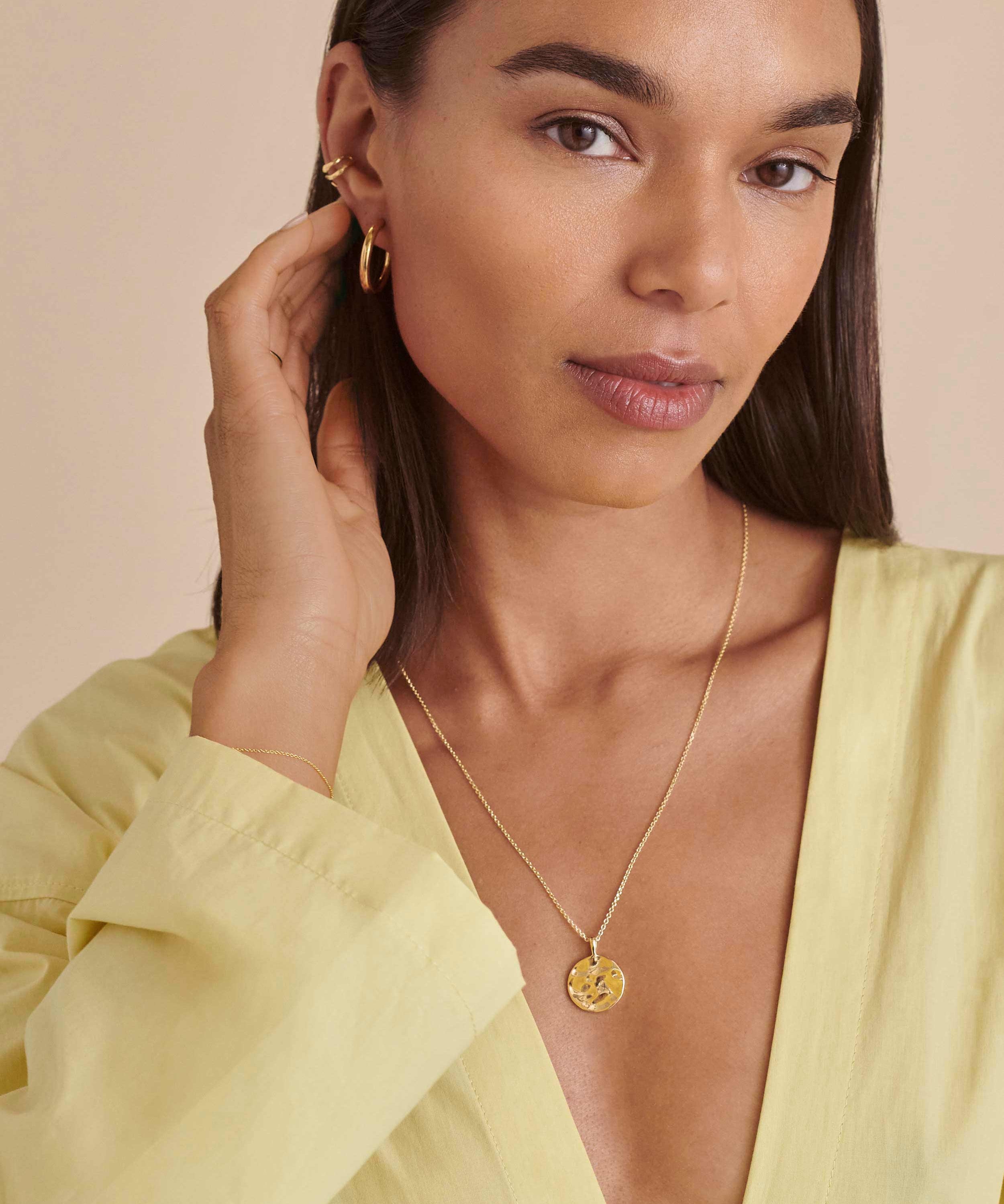 Colar Moeda - Ouro 18K | SILLENE