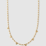 Colar Natalia Baunilha - Ouro 18K | SILLENE