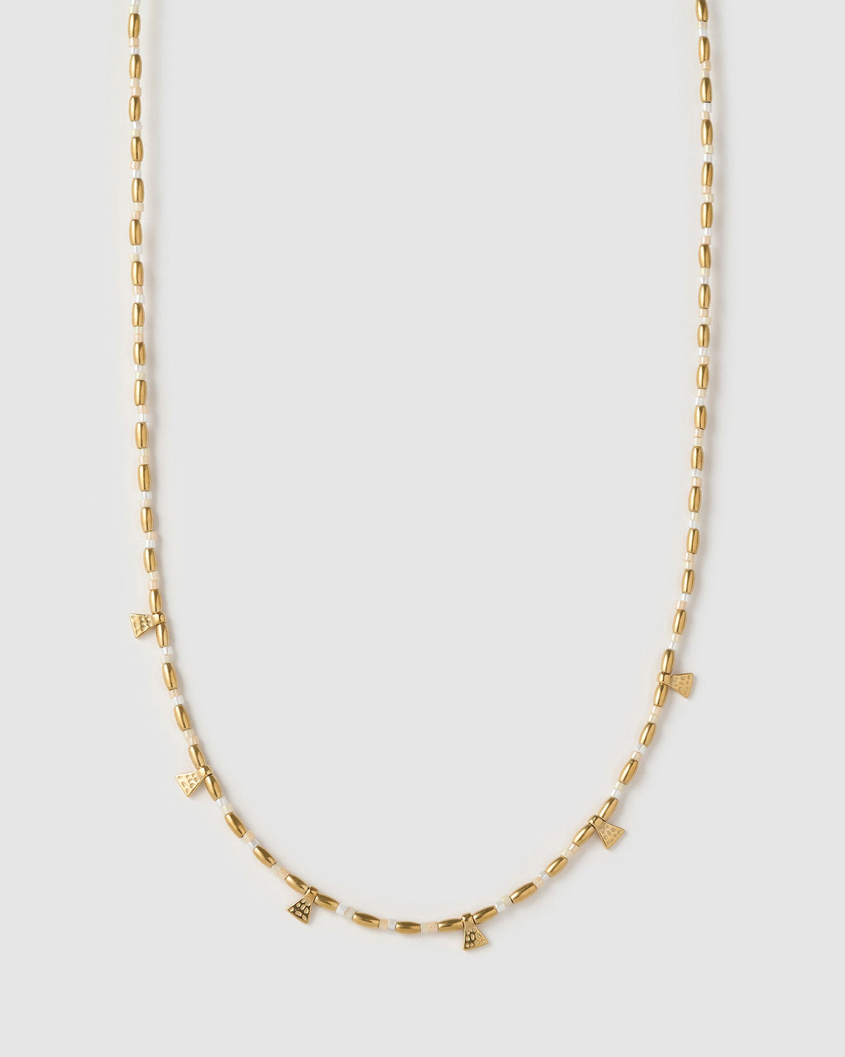 Colar Natalia Baunilha - Ouro 18K | SILLENE