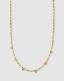 Colar Natalia Baunilha - Ouro 18K | SILLENE